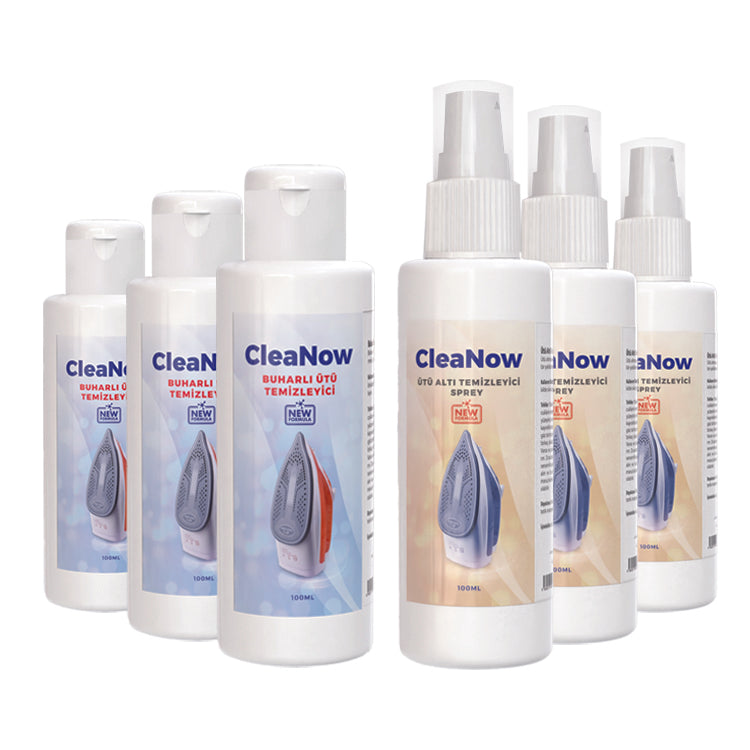 CleaNow Buharlı Ütü Temizleme Seti