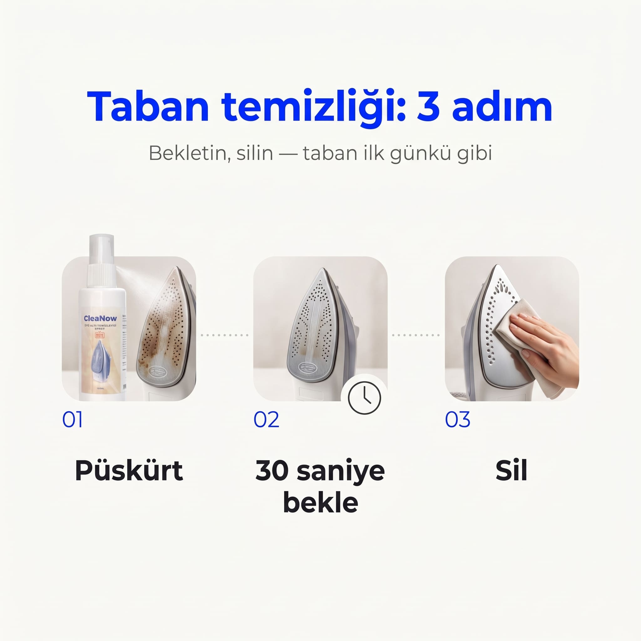 CleaNow Ütü Temizleyici Set