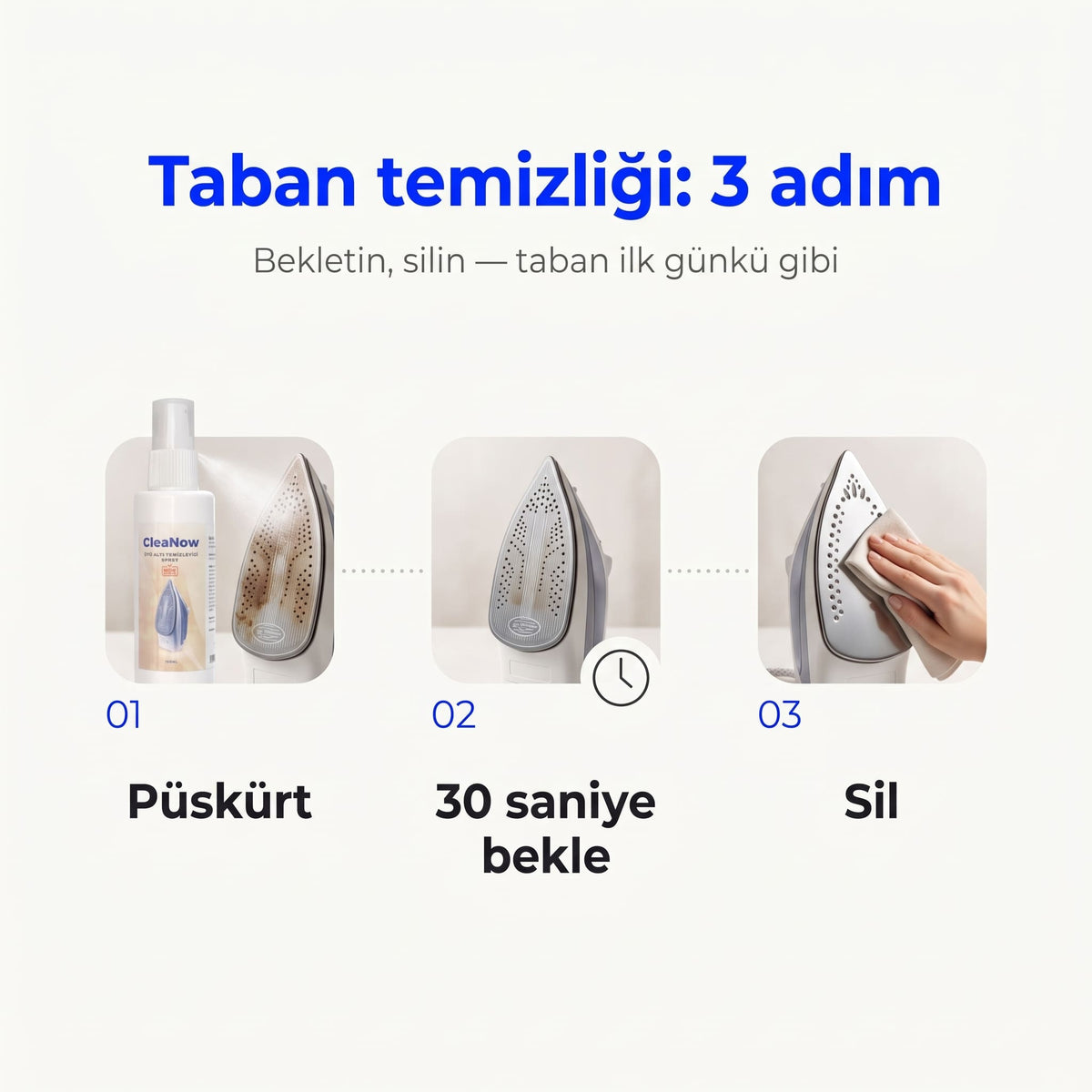 CleaNow Ütü Temizleyici Set